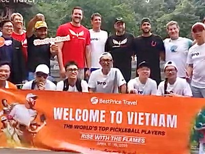 Đoàn Pickleball hàng đầu thế giới đã có nhiều trải nghiệm tại thủ đô Hà Nội trong hành trình “City Tour”