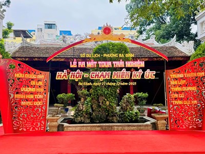 Ra mắt tour trải nghiệm “Hà Nội - Chạm miền kí ức“