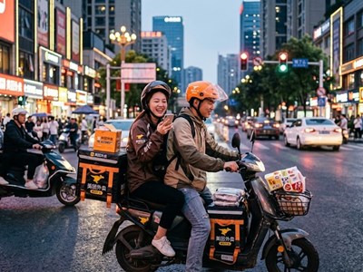“City Work“: Xu hướng hẹn hò đi giao đồ ăn rộ lên tại Trung Quốc