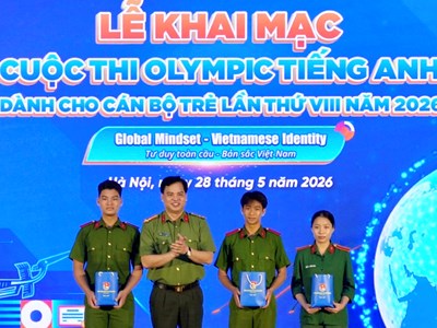 Khởi động Olympic tiếng Anh dành cho cán bộ trẻ năm 2026