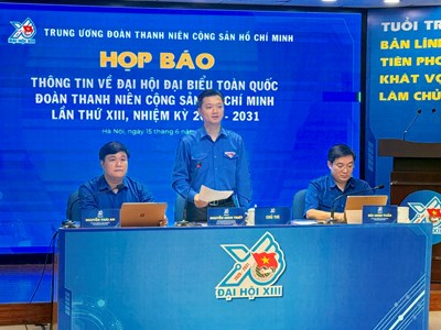 Gần 790 đại biểu dự Đại hội Đoàn toàn quốc lần thứ XIII