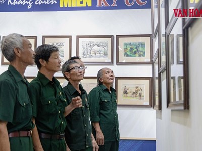 Triển lãm 110 tác phẩm ký họa “Miền Ký ức” tri ân ngày 27.7