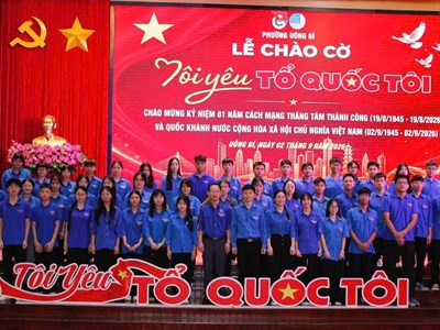 Thanh niên cả nước đồng loạt tổ chức Lễ chào cờ “Tôi yêu Tổ quốc tôi”