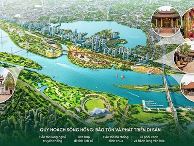 Quy hoạch sông Hồng và bảo tồn phát triển di sản