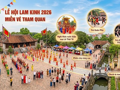 Lễ hội Lam Kinh 2026: Miễn phí vé tham quan Di tích quốc gia đặc biệt Lam Kinh 