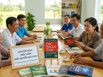 An Giang: Ra mắt chuyên mục lan tỏa văn hóa đọc đến cộng đồng tại xã Phú An