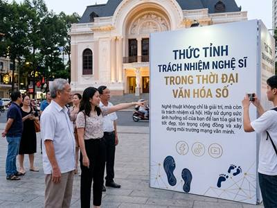 Thức tỉnh trách nhiệm nghệ sĩ trong thời đại văn hóa số