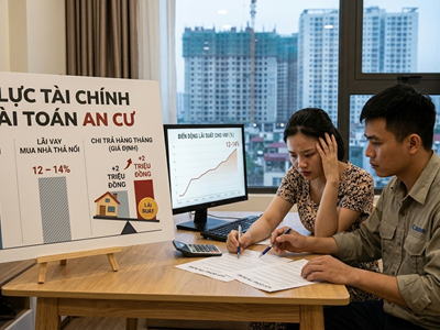 Lãi suất cho vay tăng: Áp lực tài chính và bài toán an cư của gia đình