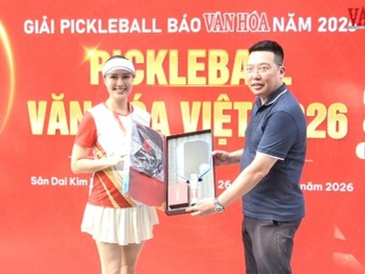 Dấu ấn cảm xúc đọng lại sau Giải Pickleball Báo Văn Hóa năm 2026