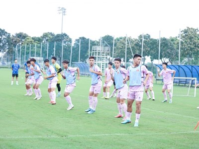 U17 Việt Nam tích cực tập luyện, chuẩn bị cho giải Đông Nam Á