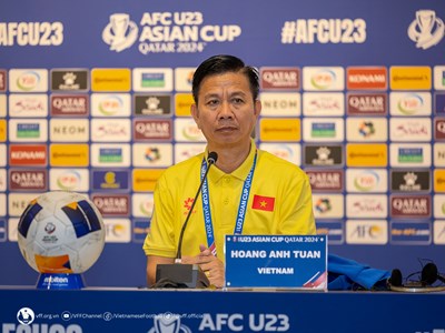 HLV Hoàng Anh Tuấn hài lòng với chiến thắng của U23 Việt Nam trước Kuwait
