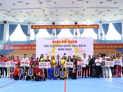 Khởi tranh Giải vô địch các CLB Yoga quốc gia 2024 