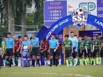 Khởi tranh Giải bóng đá Saigon Super League 2024