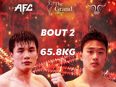 Võ sĩ Việt Nam so tài cùng cao thủ Trung Quốc, Hàn Quốc tại sự kiện MMA AFC 37