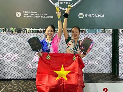 Tay vợt Jolie Lam vô địch Giải pickleball trẻ châu Á mở rộng 2025