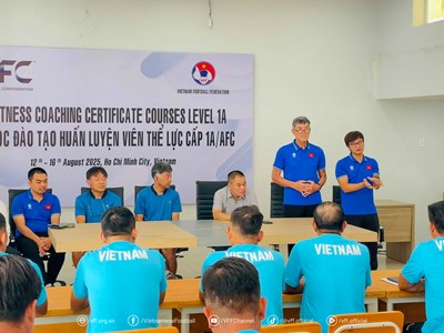 TP.HCM: Khai giảng khóa đào tạo HLV thể lực cấp độ 1A - AFC năm 2025