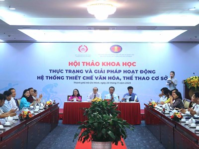 Thực trạng hệ thống thiết chế văn hóa, thể thao cơ sở tại TP.HCM