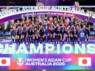 Đội tuyển nữ Nhật Bản lần thứ ba vô địch châu Á