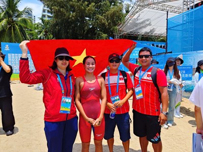 ABG6: Kình ngư Võ Thị Mỹ Tiên xuất sắc giành HCĐ nội dung 5km nữ