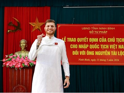 Tiền đạo Geovane Magno nhận quốc tịch Việt Nam với tên mới Nguyễn Tài Lộc