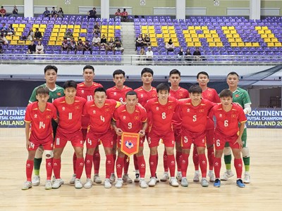 Đội tuyển futsal Việt Nam có chiến thắng đầu tiên tại giải quốc tế Thái Lan