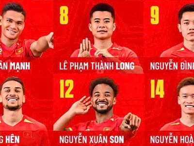 Đội hình ra sân của tuyển Việt Nam trước Thái Lan: Xuân Son, Đình Bắc đá chính