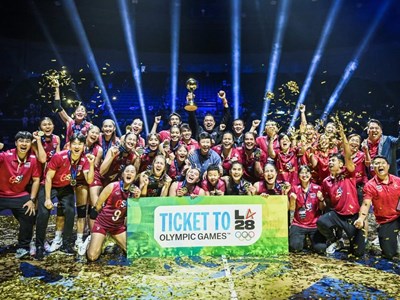 Bóng chuyền nữ Thái Lan làm nên lịch sử với tấm vé dự Olympic 2028