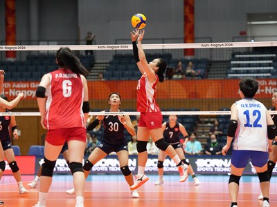 Lịch thi đấu bóng chuyền nữ ASIAD 2026 hôm nay 18.9: Việt Nam đại chiến Hàn Quốc