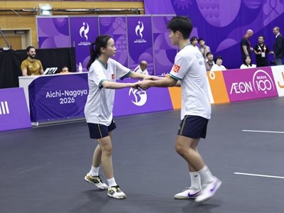 Teqball đứng trước cơ hội mang huy chương đầu tiên về cho Việt Nam tại ASIAD 2026