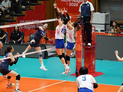 Lịch thi đấu tứ kết bóng chuyền nữ ASIAD 2026 hôm nay 20.9: Việt Nam gặp Trung Quốc