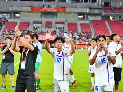 Toàn thắng 2 trận, U23 Thái Lan tiến gần tứ kết ASIAD 2026