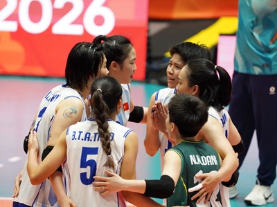 Tuyển bóng chuyền nữ Việt Nam chia tay ASIAD 2026 bằng một chiến thắng