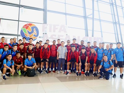 Đội tuyển Việt Nam đã đến Indonesia, sẵn sàng cho FIFA ASEAN Cup 2026