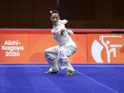 Hoa khôi wushu Dương Thúy Vi giành HCĐ tại ASIAD 2026