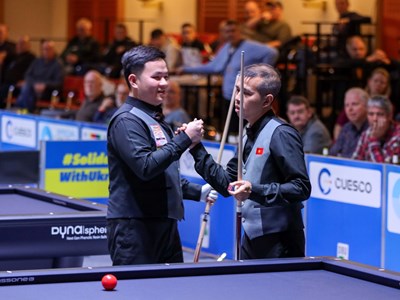 “Dàn sao” billiards carom 3 băng Việt Nam tranh tài tại World Championship 2026