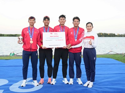 Rowing Việt Nam bội thu HCĐ tại ASIAD 2026