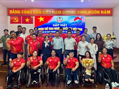 “Tiếp sức” Đoàn Thể thao Người khuyết tật Việt Nam dự Asian Para Games 2026