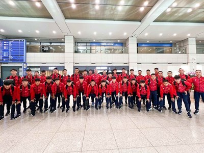 U17 Việt Nam đến Hàn Quốc, chuẩn bị cho FIFA U17 World Cup 2026