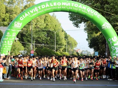 Môn điền kinh Đại hội Thể thao toàn quốc 2026, nội dung nào thi đấu đầu tiên?