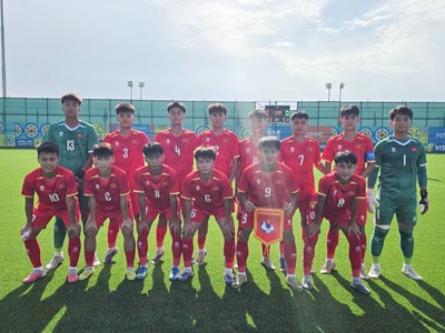U15 Việt Nam ghi 3 bàn trong ngày ra quân tại FIFA U15 World Cup & Festival 2026