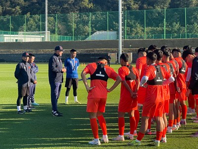 U17 Việt Nam đổi “quân xanh” ở trận tập huấn cuối tại Hàn Quốc