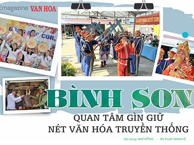 Bình Sơn quan tâm gìn giữ nét văn hóa truyền thống