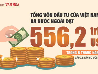(Infographic) 8 tháng 2025: Đầu tư ra nước ngoài của Việt Nam đạt hơn nửa tỉ USD