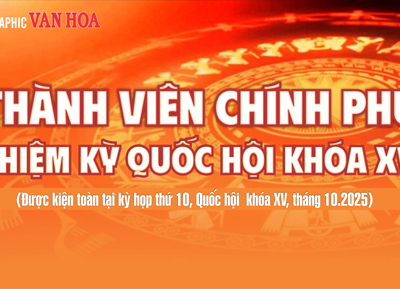 (Infographic) Thành viên Chính phủ nhiệm kỳ Quốc hội khóa XV