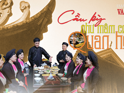 (Emagazine) Cầu kỳ như mâm cơm Quan họ