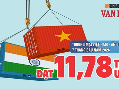 Việt Nam xuất siêu hơn 2,17 tỉ USD sang Ấn Độ sau 7 tháng