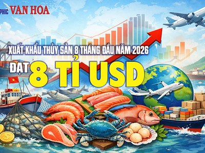 8 tỉ USD sau 8 tháng: Trung Quốc - Hồng Kông kéo xuất khẩu thủy sản tăng tốc