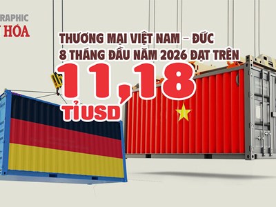 Đức chi 8,01 tỉ USD mua hàng Việt, Việt Nam xuất siêu 4,85 tỉ USD