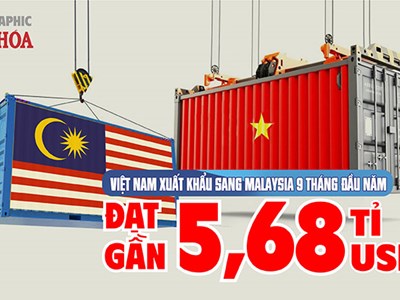 Việt Nam nhập siêu Malaysia hơn 6 tỉ USD sau 9 tháng