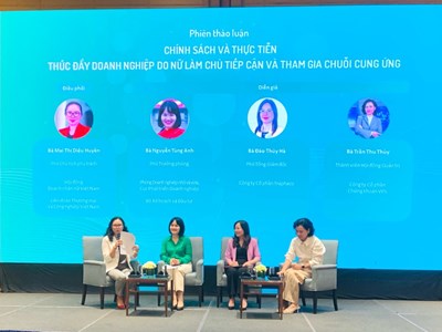  Hỗ trợ doanh nghiệp do phụ nữ làm chủ